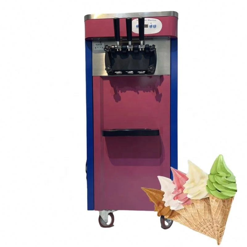 Table Top/vertical Ice Cream Machines And Soft Ice Cream Vending Machines For Hotels And Restaurants