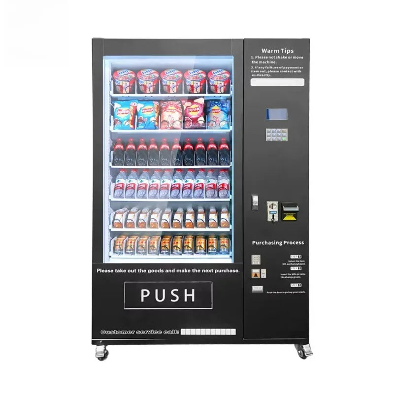 FL Snack and Beverage Vending Machine fast goods output for business center self‑service retail vending gear
