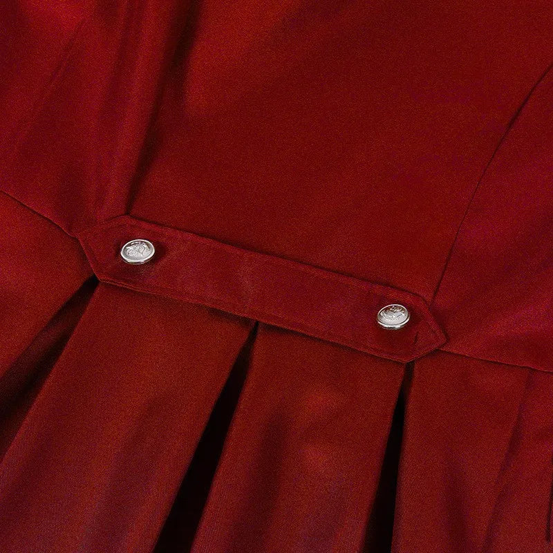 2026 New Steampunk Red Men's Vintage Long Jacket, Black Gothic Trench Coat, Blue Stage Performance Overcoat.