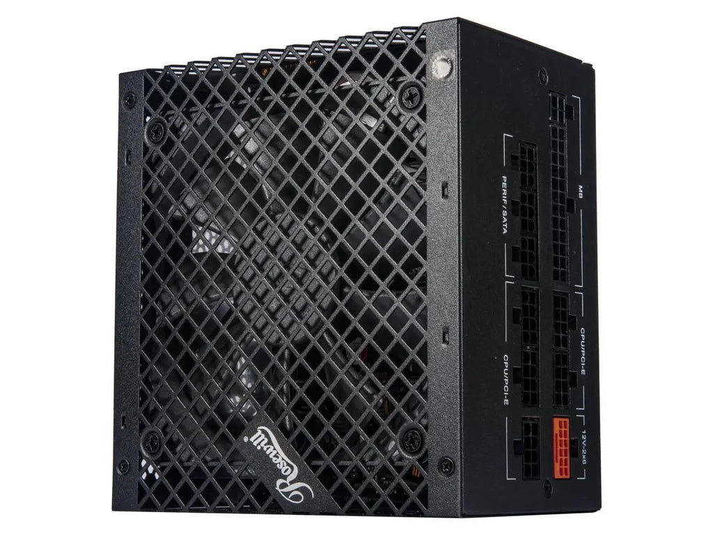 Rosewill VMG 850W 80+ Gold, ATX 3.0 & 3.1 Compatible, Full Modular Low-Noise Power Supply, PCIe 5.1 12V-2x6 Connector, 100% Japanese Electrolytic Capacitor, 120mm FDB Silent Fan - VMG850