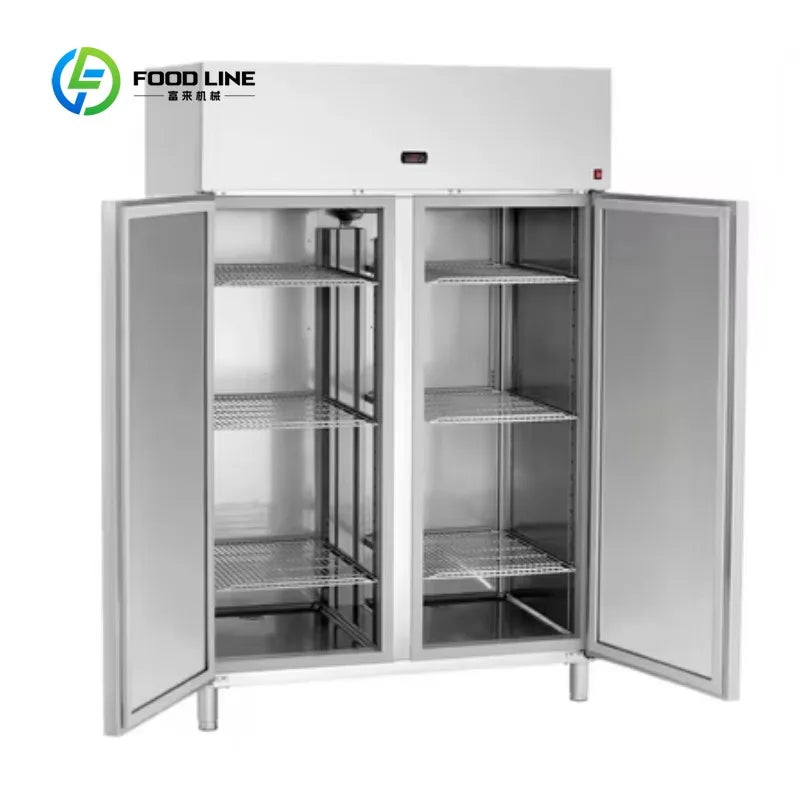 Commercial Refrigerator for Restaurant Kitchen Stainless Steel Fridge Freezer Refrigeration Equipment for Catering Business