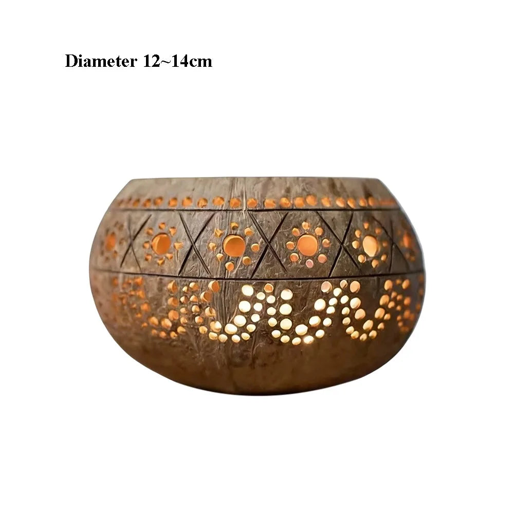 High Quality Handmade Natural Coconut Bowl Geometric Shape 10 Styles Drinking Cup Kitchen Tableware For Acoustic Folk Guitar