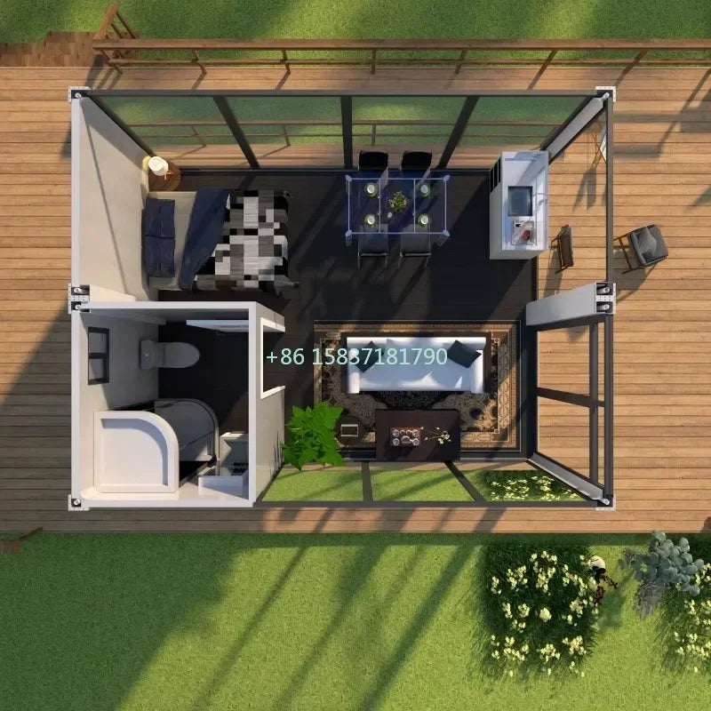 Expandable Container House Detachable Residential Container House 20ft 40 Feet Luxury House Container Home Room for Hotel Use