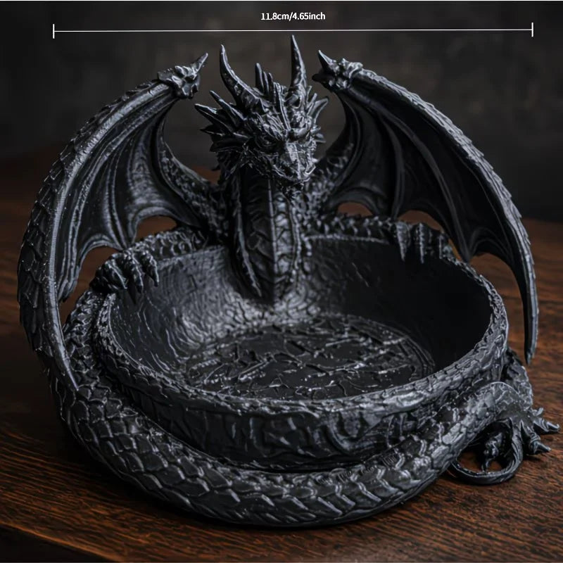 Dragon's Nest" Is a Versatile Desktop and Entryway Storage Tray Rings, and Can Also Be Used as a Jewelry Tray
