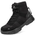 Halloween Men's Steel Toe Work Boots Water-Resistant Anti-Impact Puncture-Proof Tactical Hiking Boots for Industrial Outdoor Use