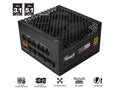Rosewill VMG 850W 80+ Gold, ATX 3.0 & 3.1 Compatible, Full Modular Low-Noise Power Supply, PCIe 5.1 12V-2x6 Connector, 100% Japanese Electrolytic Capacitor, 120mm FDB Silent Fan - VMG850