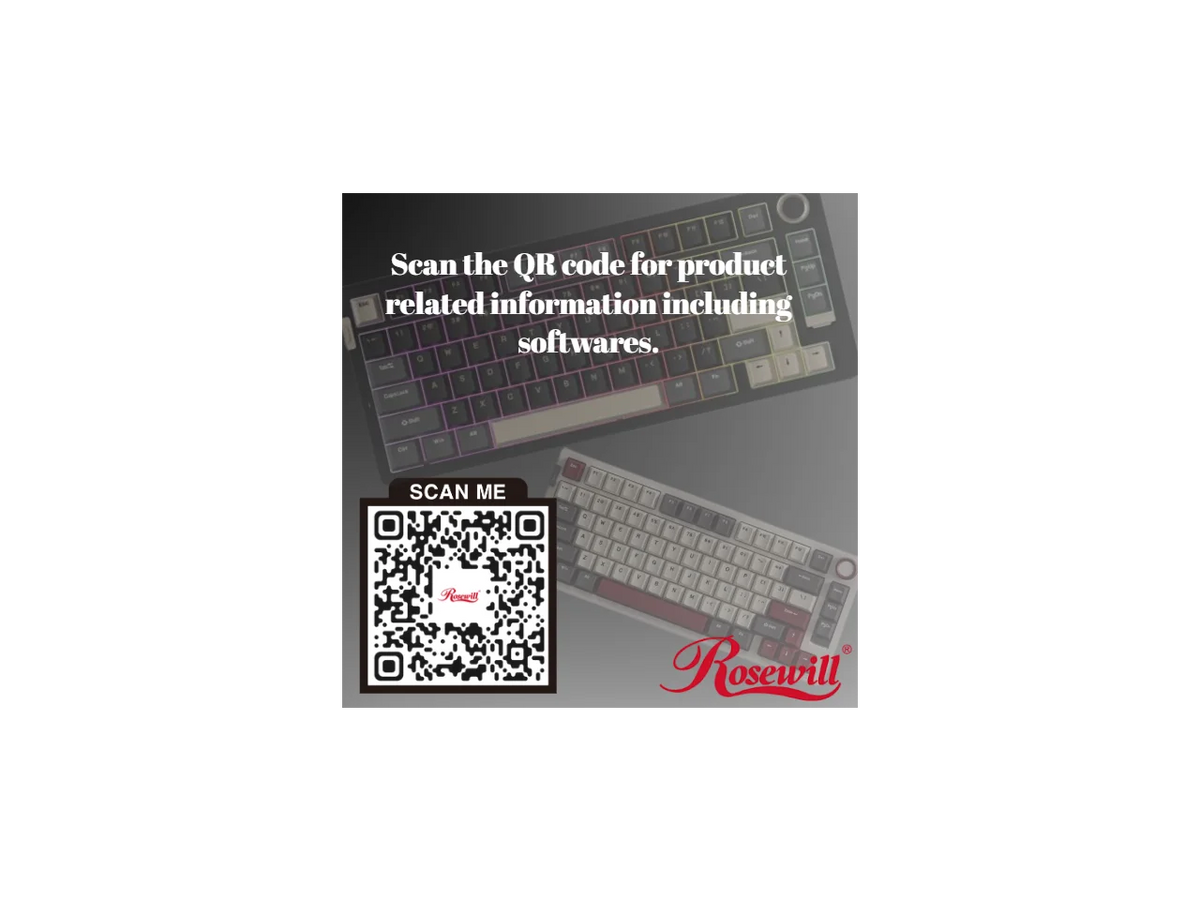 Rosewill Neon S96 Wireless Mechanical Gaming Keyboard, 98-Key Layout w/ Volume Knob, Bluetooth / 2.4GHz / USB-C, Hot-Swappable Brown Switches, RGB Backlit, 3750mAh Battery, Windows & macOS, Black