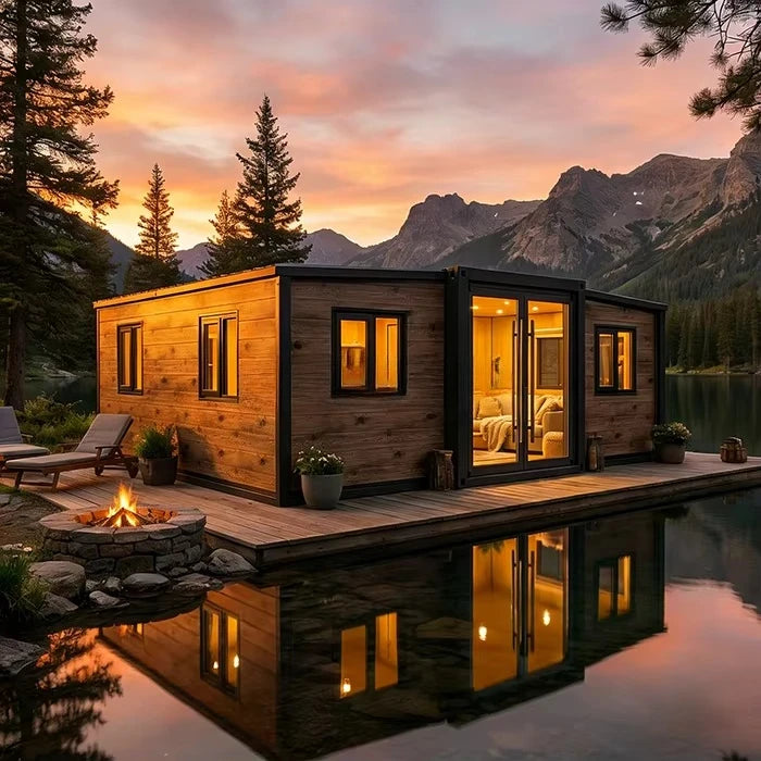 Customized Modern Prefab Modular House For Suburban Living | Small, Contemporary Prefabricated Home With Full Amenities