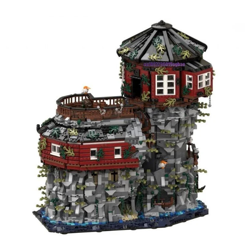 NEW City Hot Selling Street View Moc Lighthouse Astronomer Planetarium model DIY creative ideas Child Toy Assembly Puzzle Gift