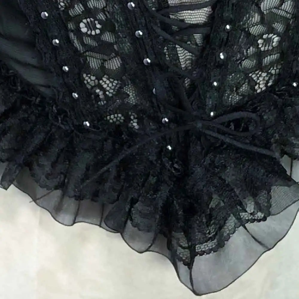 Trendy Harajuku Goth Glitch Core Eco 80s Punk Rock Cyber E-Girls Kawaii DIY Gothic Tank Emo Grunge Y2K Halter Camisole TOPS