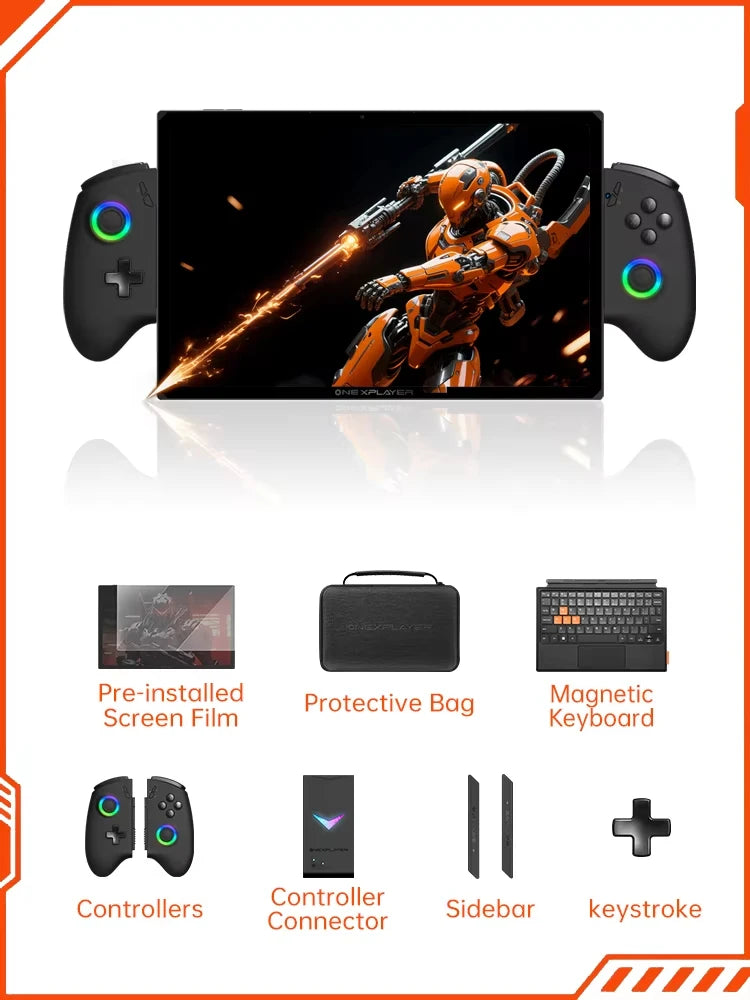 OneXPlayer X1 Air 3-in-1 Gaming Laptop 10.95‘’ Intel Ultra 7 258V 32GB DDR5 1TB/2TB SSD Mini PC Windows 11 Game Handheld Console