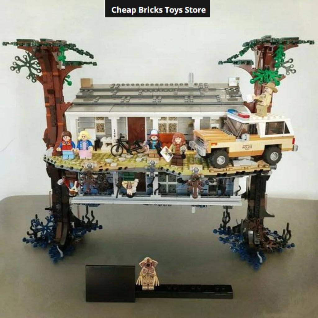 Upside Down House Bricks Building Blocks Compatible 2287pcs Reversible Dual Scene Building Model Christmas Gifts for Adults Toys