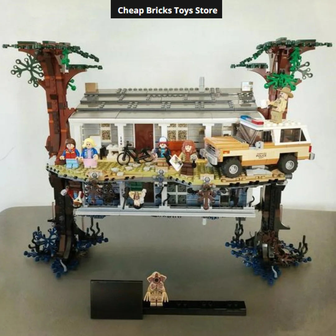 Upside Down House Bricks Building Blocks Compatible 2287pcs Reversible Dual Scene Building Model Christmas Gifts for Adults Toys