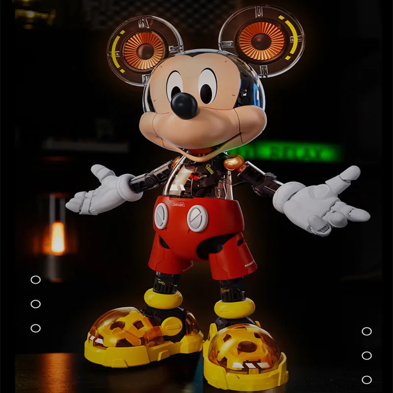 NEW Sluban Pleyerid Mickey Donald Duck Anime Action Figure Model Statue Assembly Toys Desktop Ornament Birthday Gifts