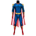 The Boys Homelander Cospaly Superhero Costume Adult Man Halloween Costumes Antony Starr Jumpsuit Cloak Blue Bodysuit
