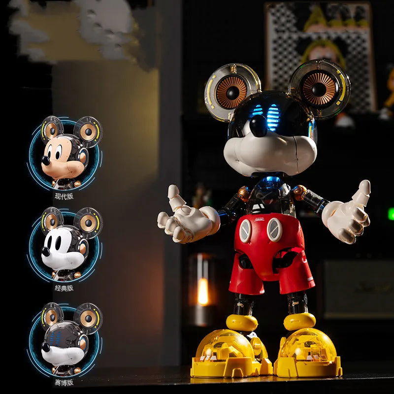 NEW Sluban Pleyerid Mickey Donald Duck Anime Action Figure Model Statue Assembly Toys Desktop Ornament Birthday Gifts