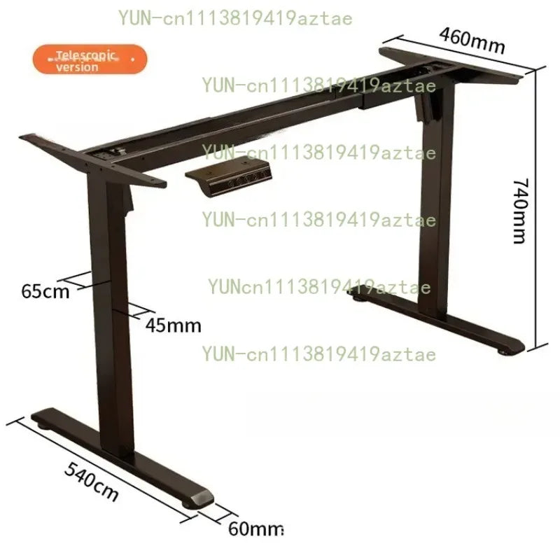 Dual Motor Smart Electric Height Adjustable Desk Leg Frame, Ergonomic Lifting Table Support Bracket, DIY Standing Desk Base