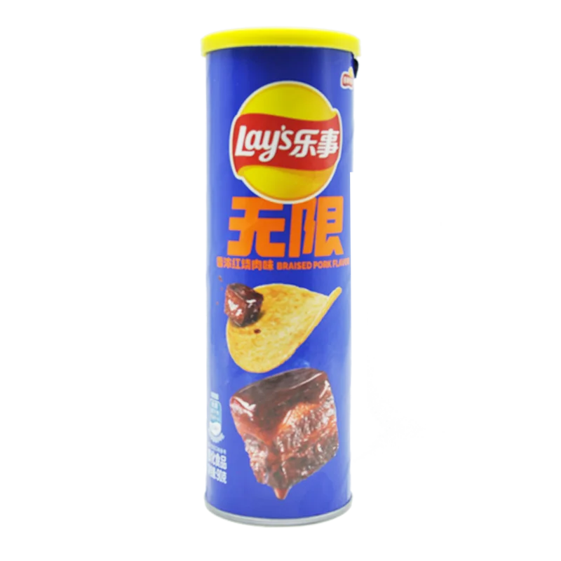 Lay's Potato Chips 3.18oz(90g)*3 bottles Leisure TV series satisfy cravings, office puffed snacks