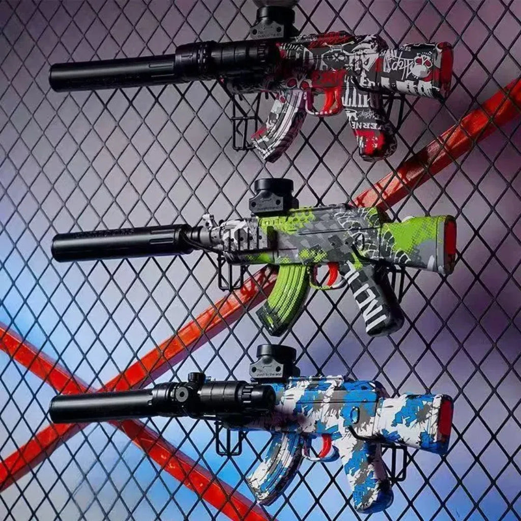 Set Electric Splatter Blaster Toy, Outdoor Team Games, Christmas, Halloween, Birthday, New Year Gift for Ages 14+