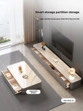 طاولة قهوة اسكندنافية حديثة رخيصة ولطيفة، طاولة قهوة شفافة بسيطة من تصميم مصمم، أثاث غرفة معيشة فاخر، طاولة جانبية للديكور المنزلي.