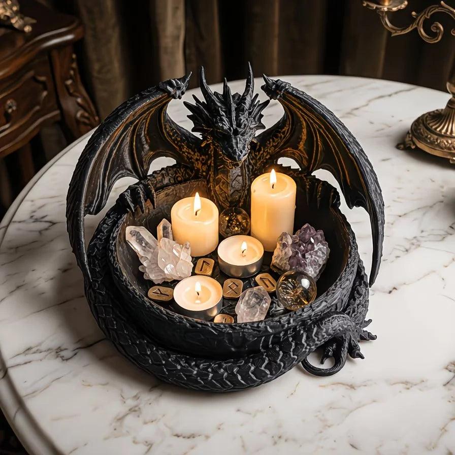 Dragon's Nest" Is a Versatile Desktop and Entryway Storage Tray Rings, and Can Also Be Used as a Jewelry Tray