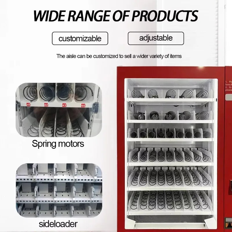 FL Snack and Beverage Vending Machine fast goods output for business center self‑service retail vending gear