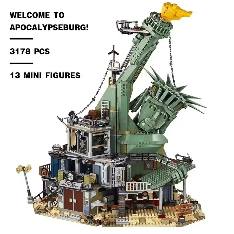 2026 Chinese building Big movie Doomsday Castle,  Castle  Goddess Compatible with  Model DIY Building Blocks  Toy GiftS