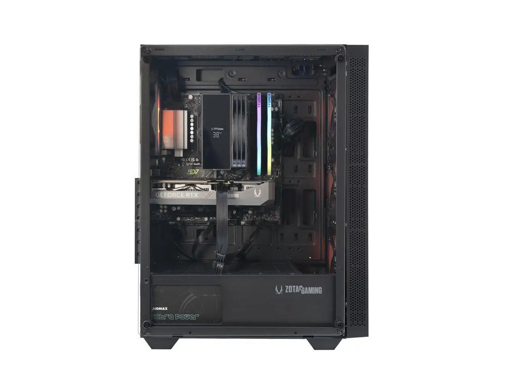 Zotac GAMING MEK AI-Enhanced Gaming PC Desktop Computer - NVIDIA GeForce RTX 5060, AMD Ryzen 5 5500 4.2GHz, 16GB RGB DDR4, 1TB NVME M.2 SSD, 650W 80+ GOLD PSU, WiFi 6E, Windows 11 Home