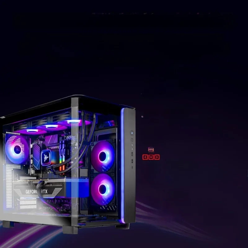 King 95 Gaming PC, Ryzen 7 7700X 4.5GHz, RX 9070 16GB, 2TB Gen4 NVMe SSD, 32GB DDR5 RAM 6000, 850W Gold A