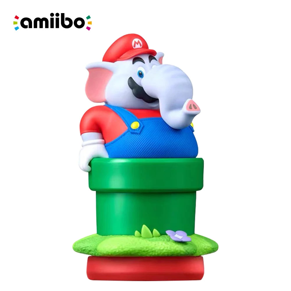 Nintendo Switch Amiibo - Elephant Mario/Captain Toad & Talking Flower/Poplin & Prince Florian - Super Mario Bros. Wonder series