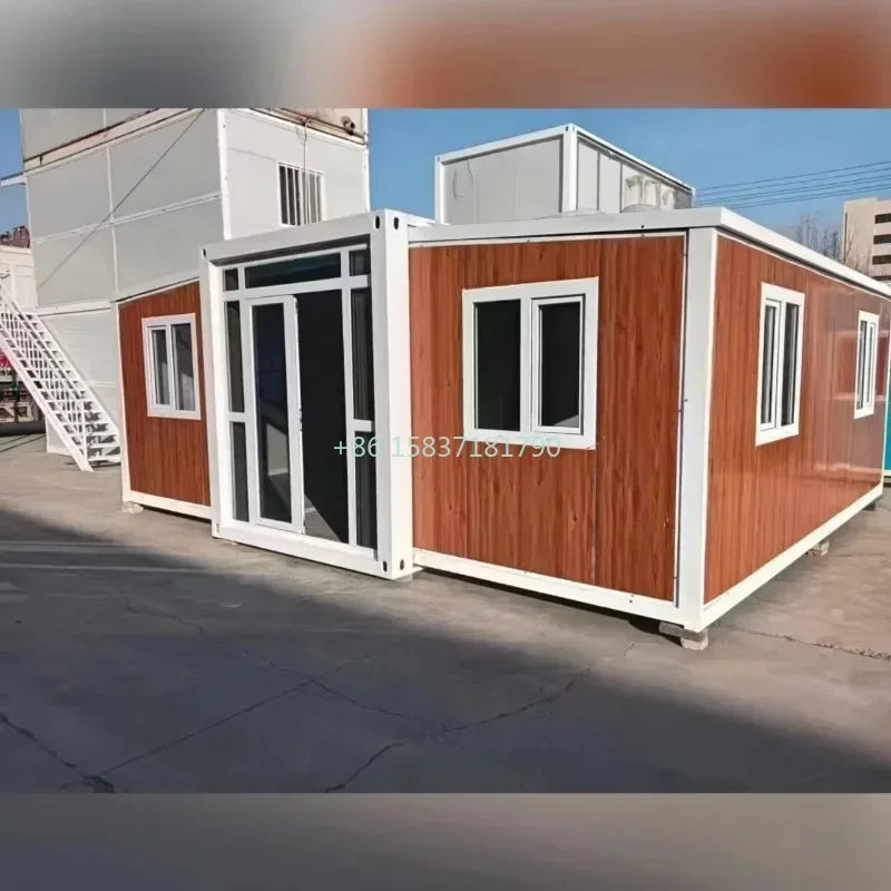 2 Bedroom Container House Luxury Predfabricated Container Homes 20ft 40ft Expandable Container House with Bathroom Garden Room