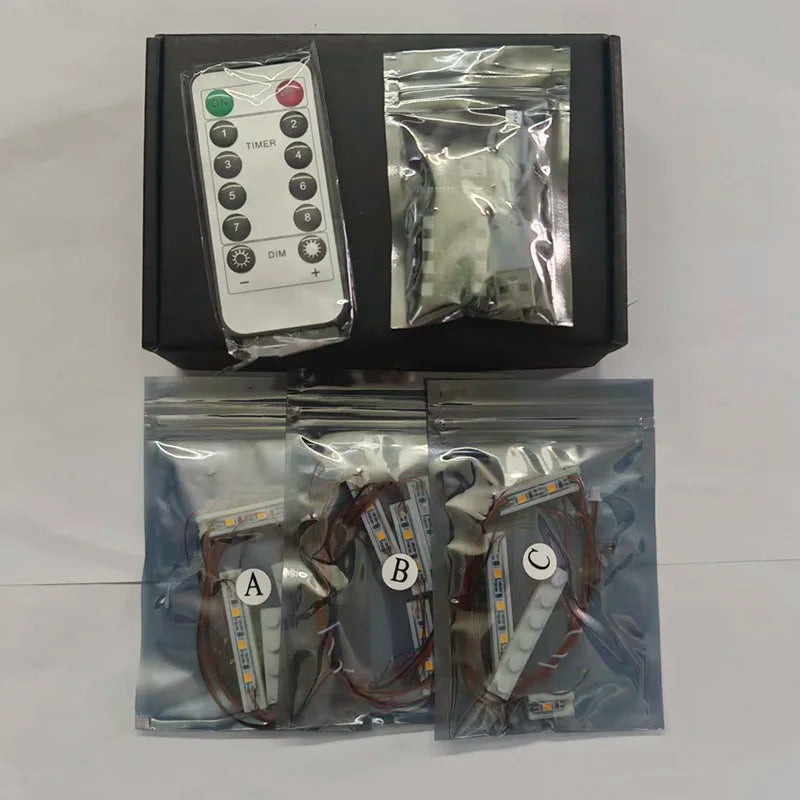 LED Lighting Kit Building 71016 Compatible 16004 Kwik-E-Mart (Only the Lights)