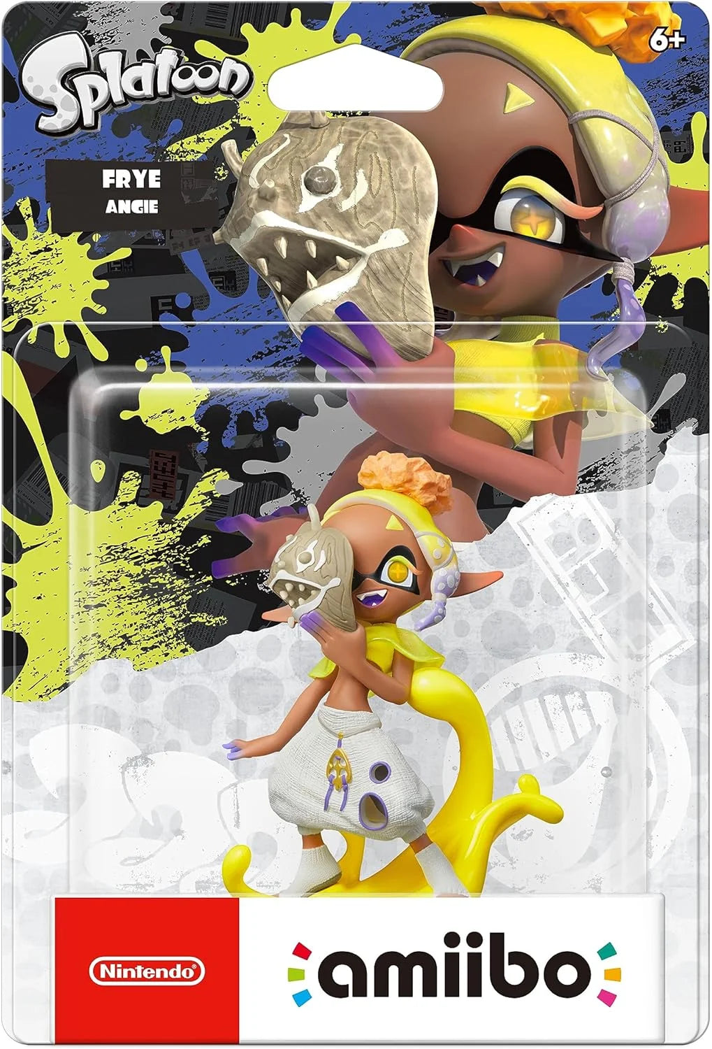 Nintendo Amiibo Figure - splatoon 3 Series - Deep Cut，Shiver，Big Man，Frye -for Nintendo Switch Console Game Interaction Model