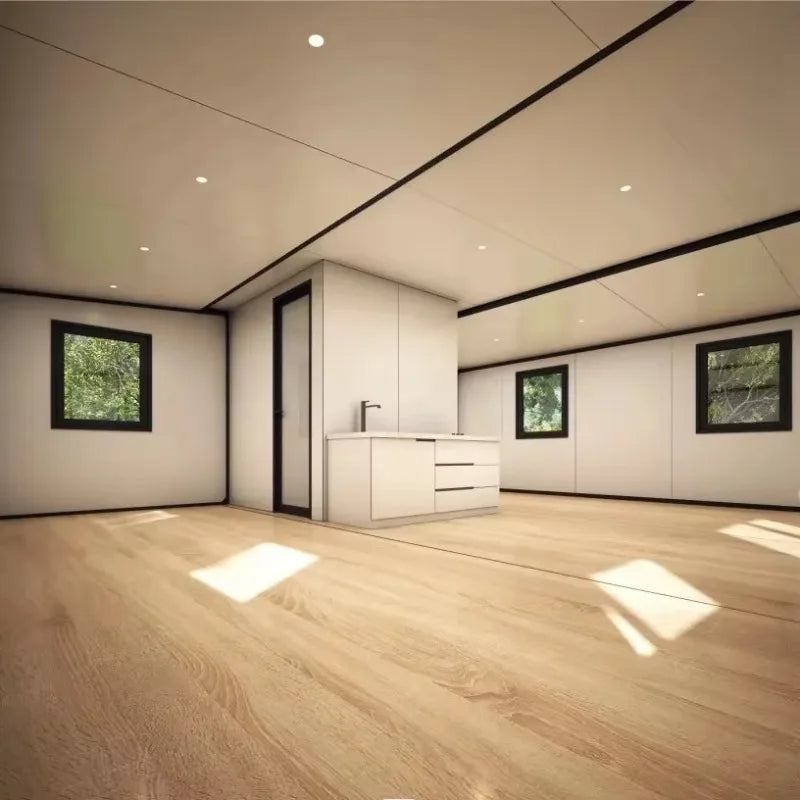 Prefabricated Container House 36㎡ Modern Portable Folding Tiny Home 2/3 Bedroom Modular Luxury Expandable Container House for US