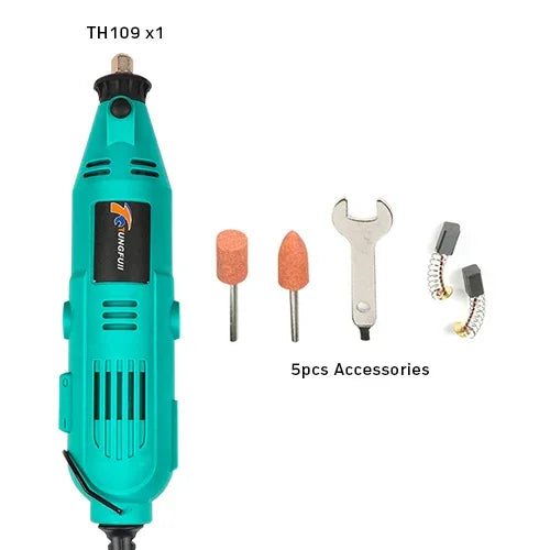 DIY Handheld Drill Power Tool Mini Grinder Electric Drill Polishing Machine Mini Rotary Tool with Dremel Accessories