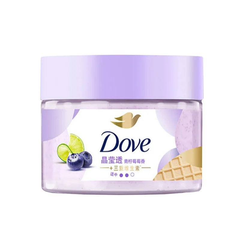 Dove Pomegranate Seed Scrub Cream Exfoliates Chicken Skin Moisturizes the Whole Body Deeply Cleanses Brighten Skin Tone Rubs Mud