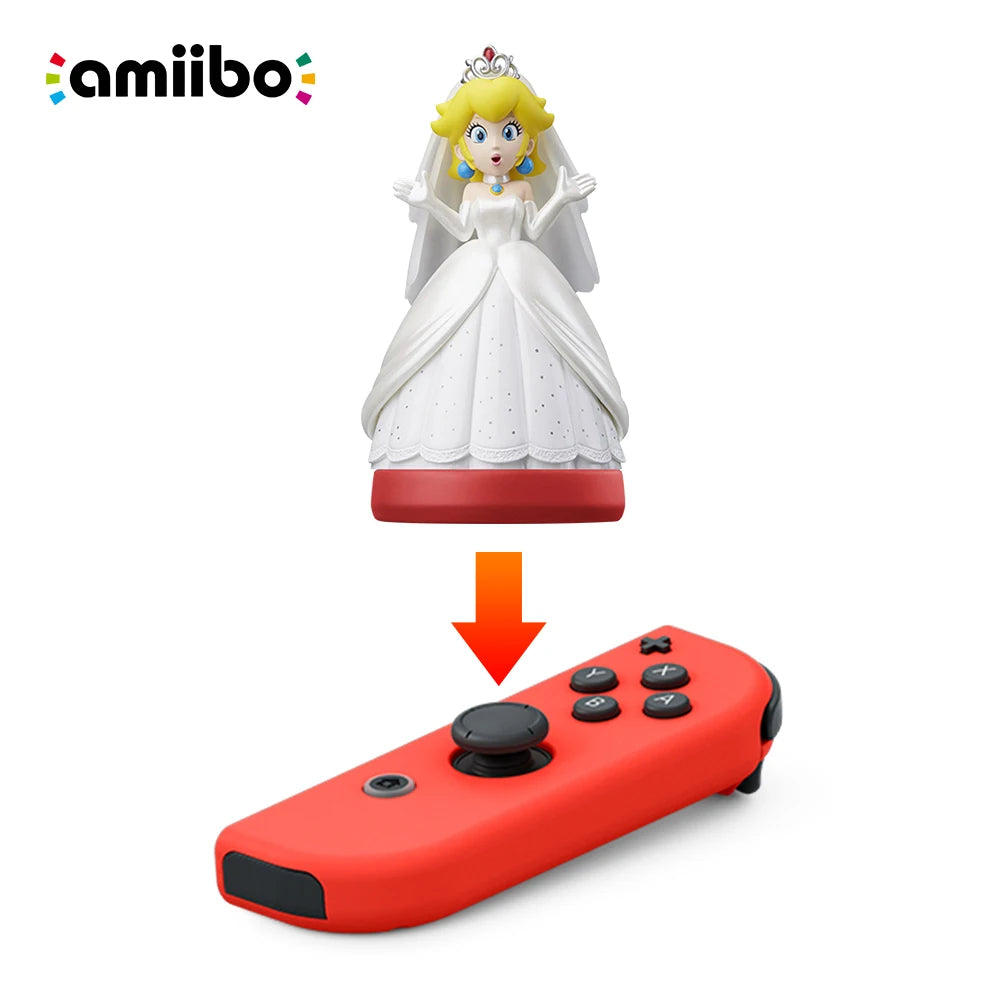 Nintendo Amiibo Figure Wedding Outfit - Peach /Bowser/Mario - Super Mario Odyssey-for Switch Game Console Game Interaction Model