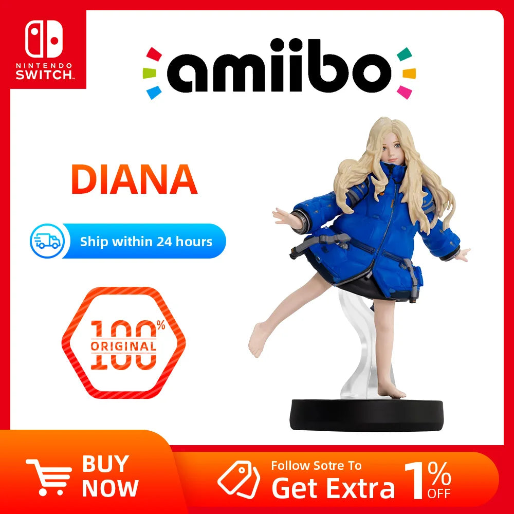 Nintendo Amiibo Figure - Diana - PRAGMATA series - for Nintendo Switch Console Game Interaction Model
