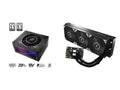 ASRock PG-1300G 1300 W Power Supply ASRock WS XE 360D 360mm AIO Liquid CPU Cooler for Intel Xeon LGA 4677/4710, Dual-Pump Redundancy with Buzzer Alarm, Brazed Full-Copper Cold Plate, IP54-Rated Fans,