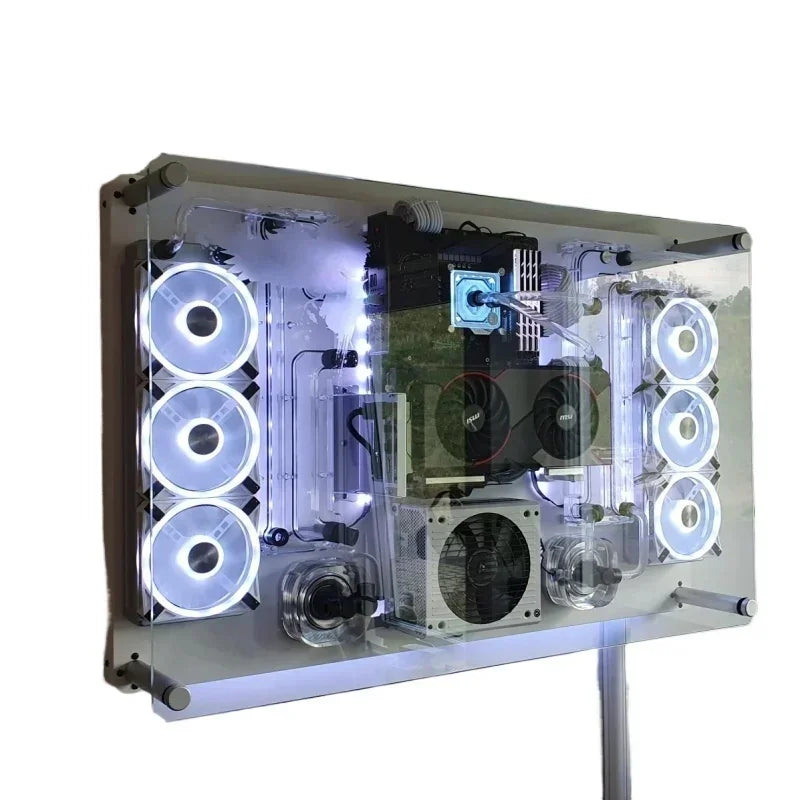 I9-14900KS/RTX 4090 split water-cooled gaming computer console