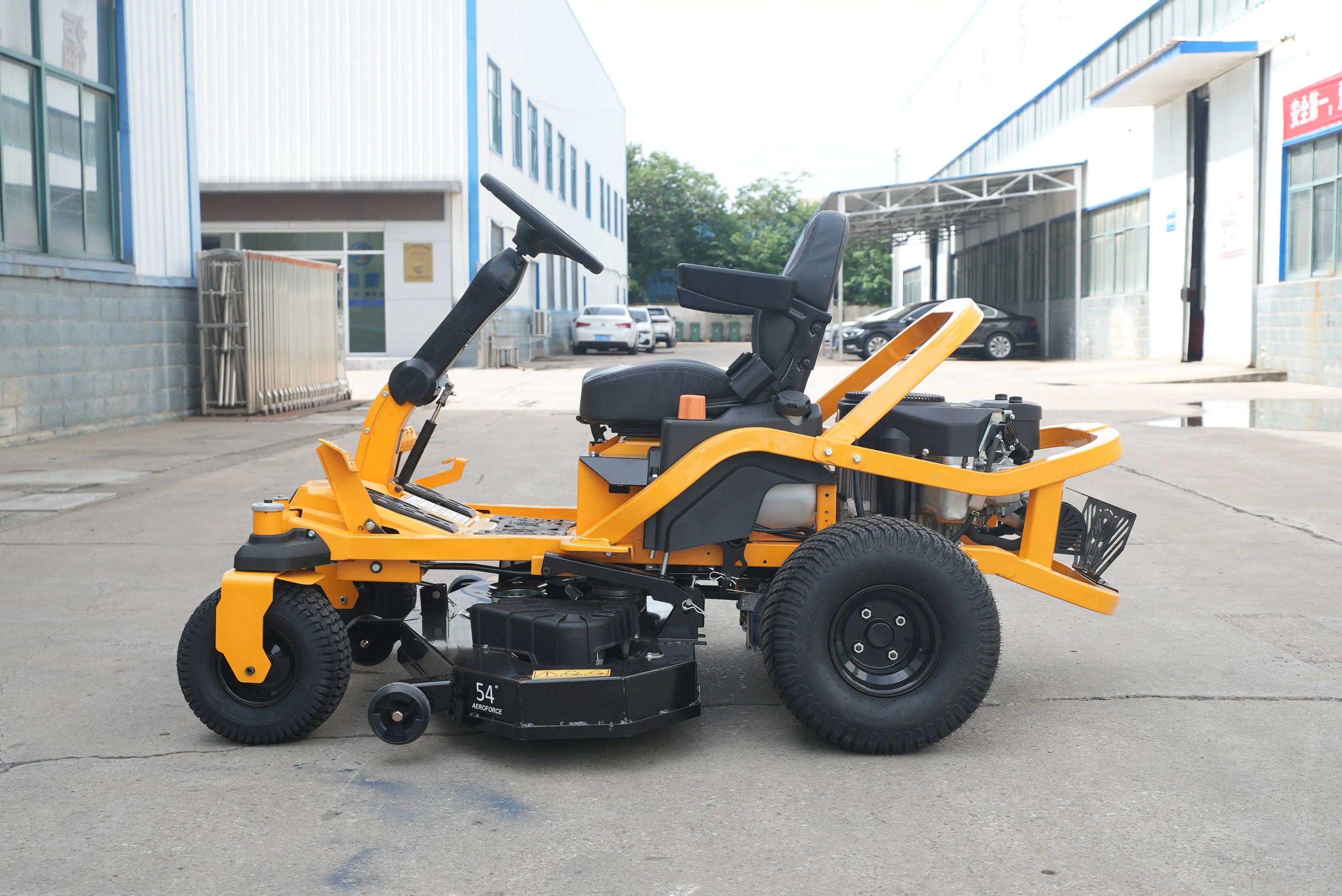 All Terrain 4x4 Lawn Mower with 60 Inch Deck and Roll Bar for Hilly Vineyards 4x4 Lawn Mower