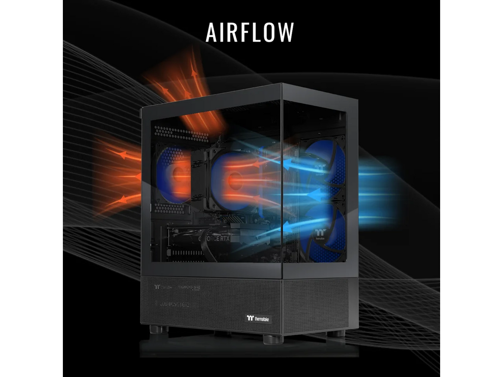 Thermaltake LCGS NE i1460-V170B Gaming Desktop (Intel Core i5-14600K, ToughRam 16GB DDR5 6000MT/s RGB Memory, NVIDIA GeForce RTX 5060, 1TB NVMe M.2, WiFi, Windows 11) N17B-B760-560-LCS