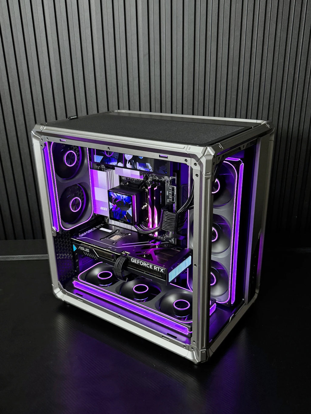 High-end sea view room computer host 9800X3D 5080 gaming e-sports high-quality desktop