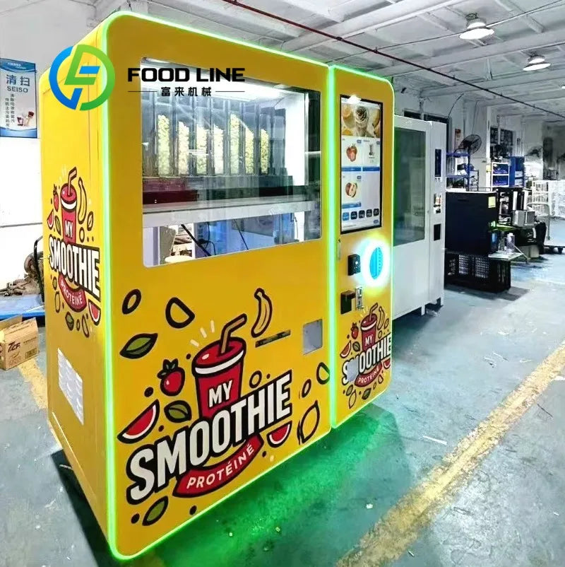 Fruit Smoothy Vending Machine, Smoothie Vending Machine | Fresh Fruit Automatic Mixer | for Restaurant/Retail/Festival