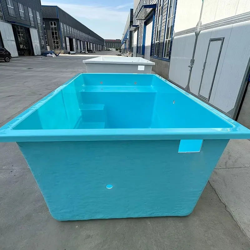 Custom Small Family Garden House Prefab Outdoor Spa Swim Pool Fiberglass Inground Swimming Pool for Adults