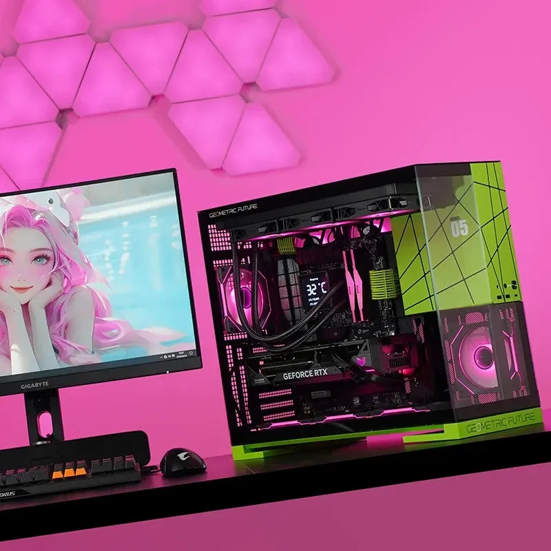 i9-14900KF Desktop PC with RTX 5080 5070Ti 5060Ti GPU Water-Cooled AI Design Gaming PC Barebone High-End DIY