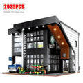 2926PCS City Street View Building Blocks Modular Architecture Model MOC-45635 Modern Cafe Adults Toys for Boys Kids Gifts 86005