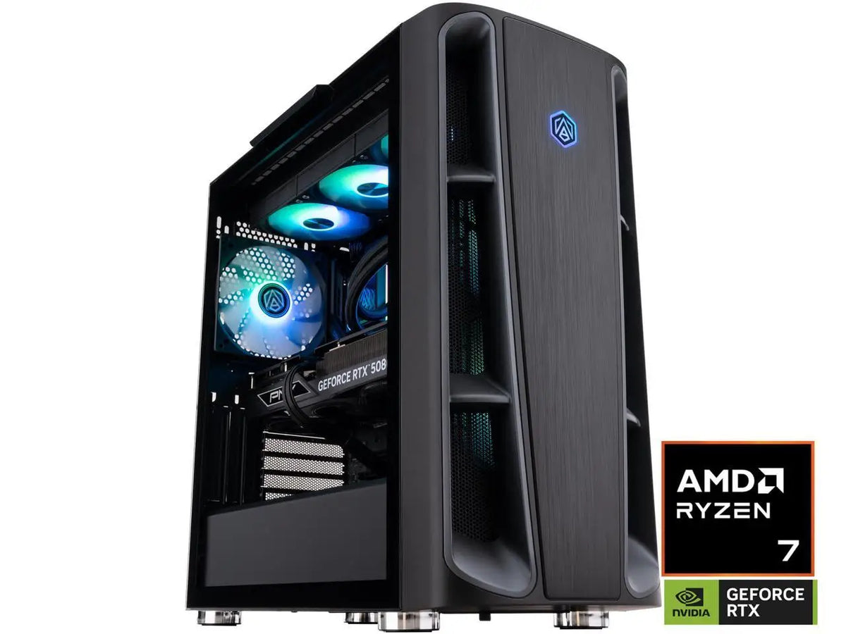 ABS Kaze II Ruby Prebuilt Gaming PC - Windows 11 - AMD Ryzen 7 9800X3D - GeForce RTX 5080 16GB - DLSS 4 - 32GB DDR5 - 2TB NVMe SSD