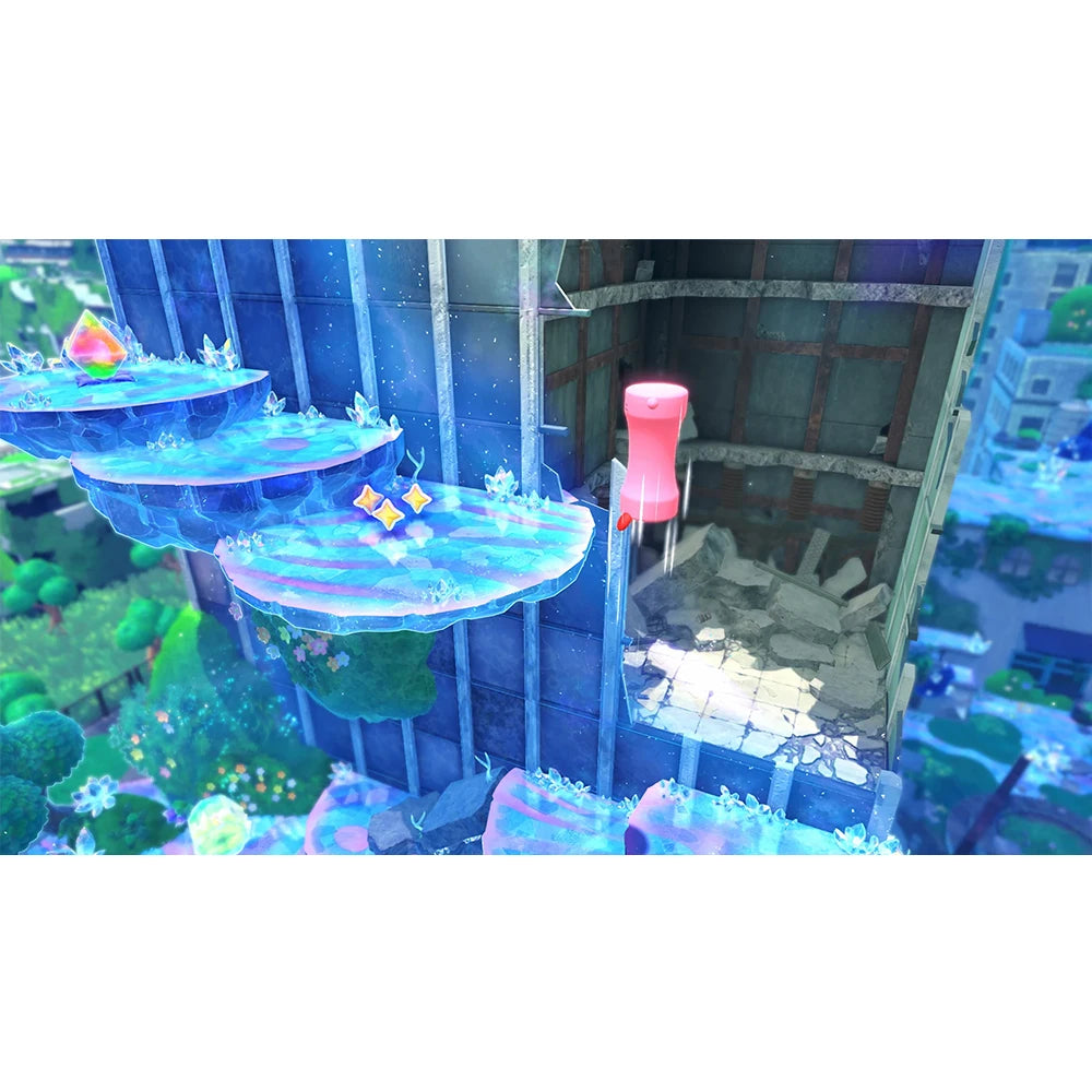 Nintendo Switch 2 Game  -Kirby and the Forgotten Land  + Star-Crossed Worldr - NS2 Switch Game Card