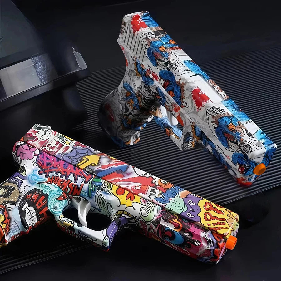 Shooting Toy Gel Ball Blaster, Fully Manual Outdoor Toy Model Without Charging, Suitable For Backyard Game, Gift(without Bullet)